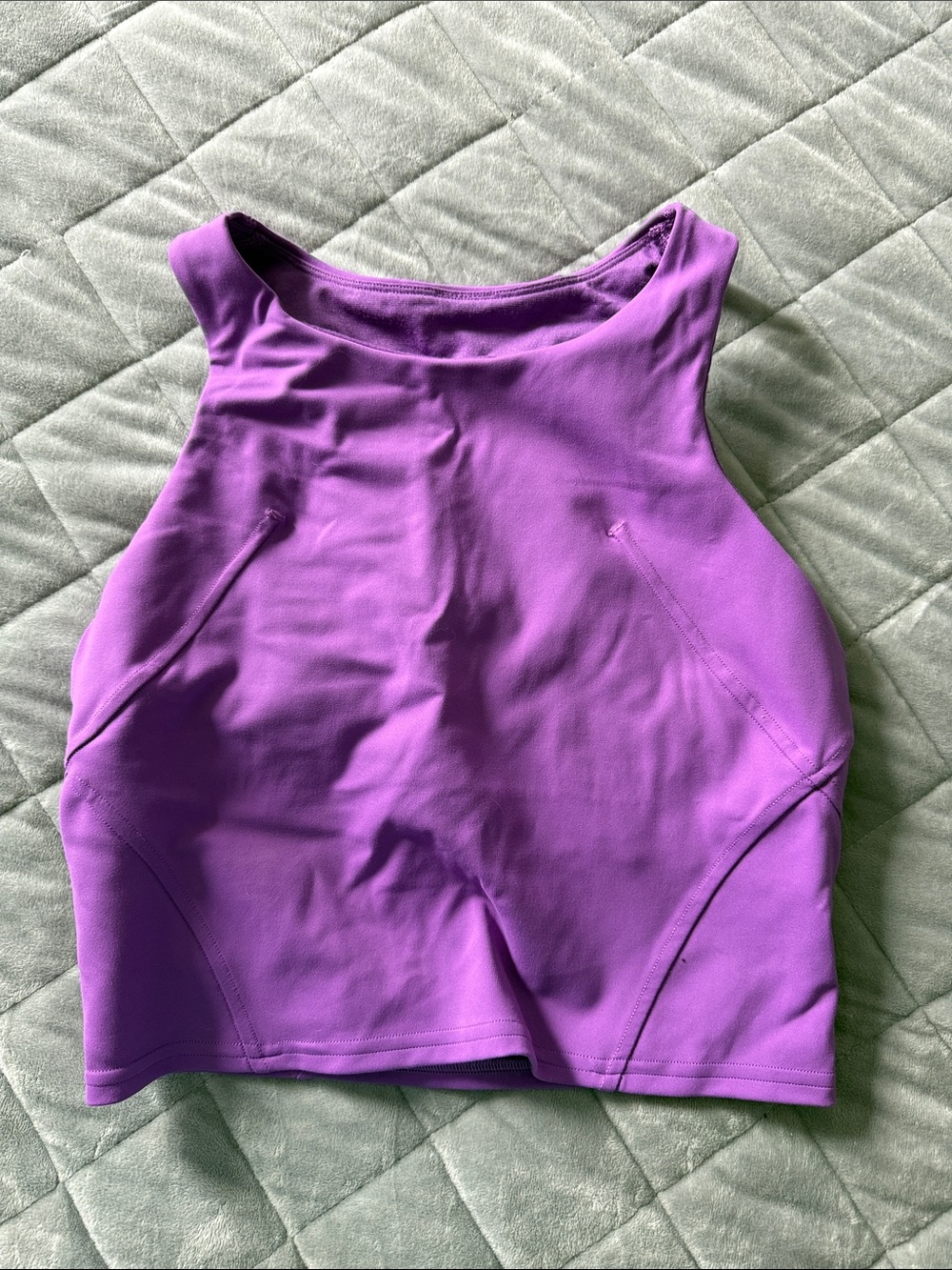 Lululemon Purple Women’s Athletic Crop Tank Top